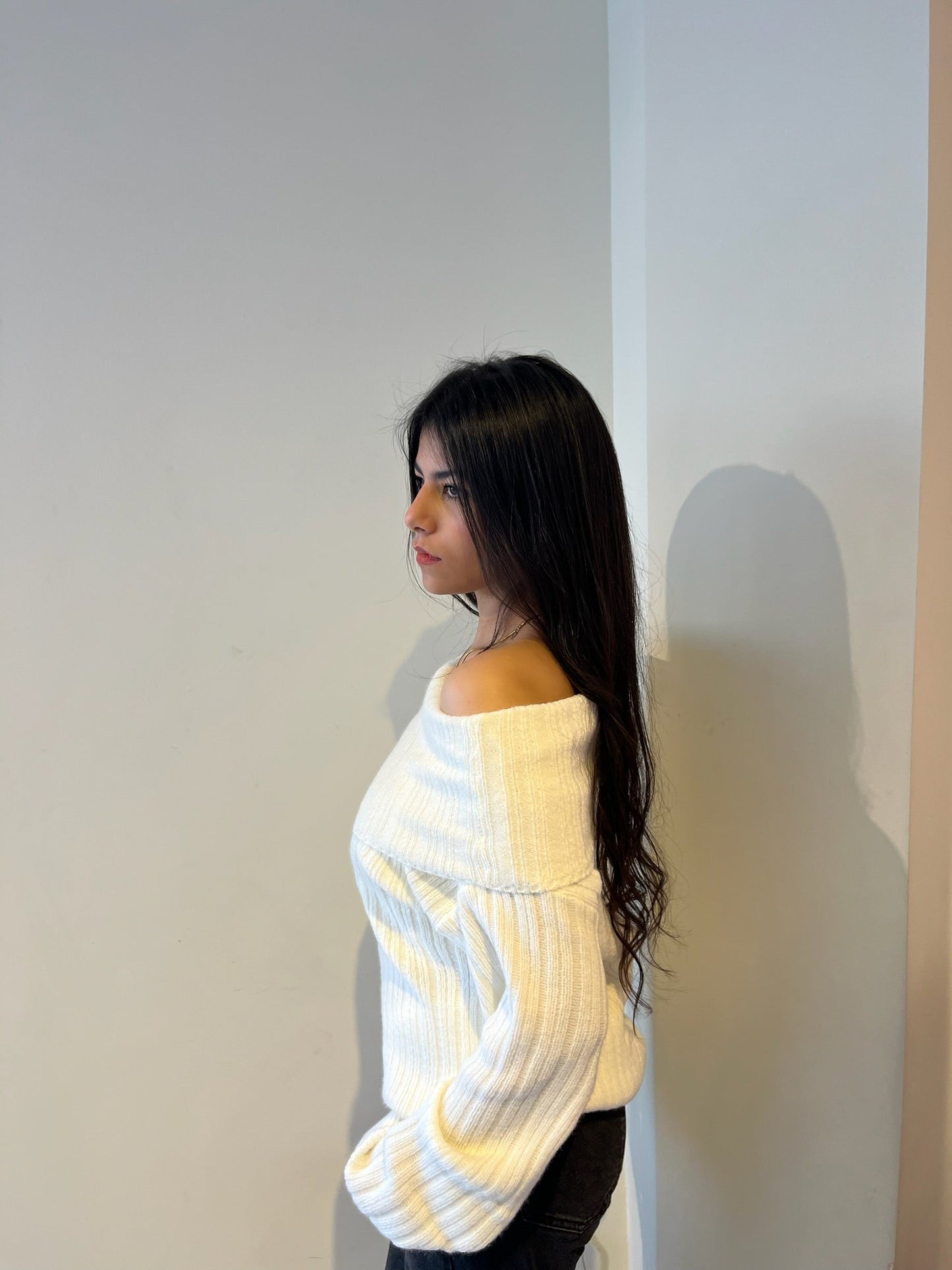 Off-shoulder In Creamy White